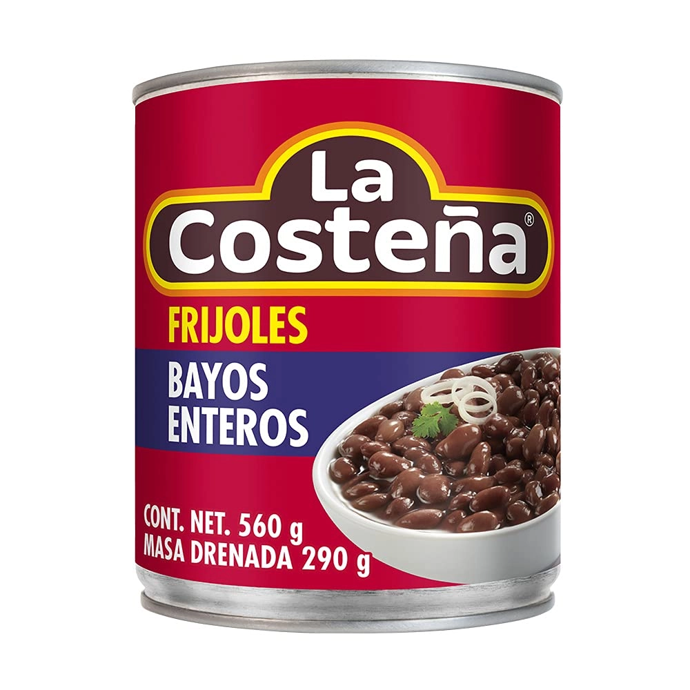 Frijoles Entero Bayo Costeña 12/560 g